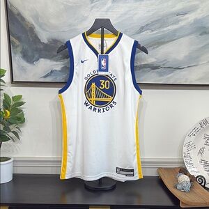 Nike Steph Curry Golden State Warriors Youth Jersey - XL - BB0017
